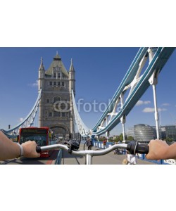 Blickfang, Tower-Bridge London mit Fahrrad