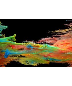 Leigh Prather, Colorful ink swirling through water