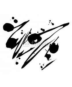 shooarts, Abstract ink paint texture vector