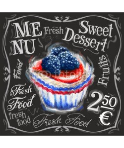 ~ Bitter ~, sweet dessert vector logo design template. fresh cake, food or