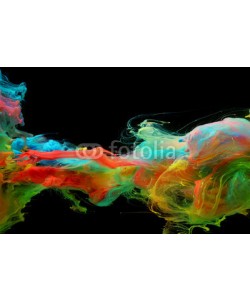 Leigh Prather, Clouds of bright colorful ink mixing in water