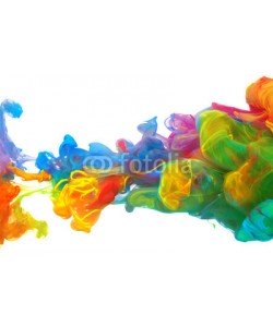 Leigh Prather, Clouds of bright colorful ink mixing in water