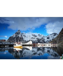 Iakov Kalinin, spring sunset - Reine, Lofoten islands, Norway