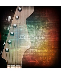 lembit, abstract grunge background with electric guitar