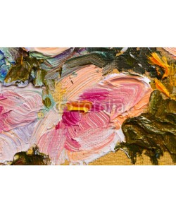 max5799, Abstract background. Oil painting - flowers