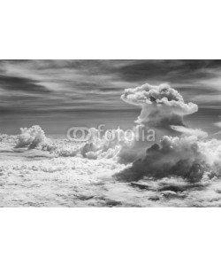 leeyiutung, dramatic cloud in black and white
