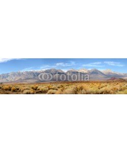 David Smith, Panorama of the southern tip of the Sierra Nevada Mountains loca