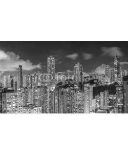 leeyiutung, Panorama Skyline of Hong Kong City at night