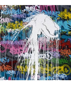 celeste clochard, graffiti