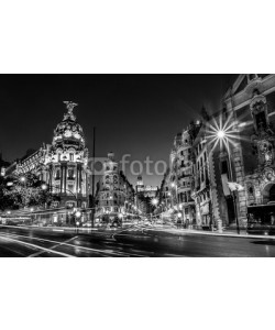 kasto, Gran Via in Madrid, Spain, Europe.