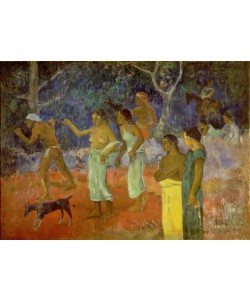 Paul Gauguin, Scene from Tahitian Life, 1896 (oil on canvas)