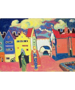 Alexej von Jawlensky, Oriental Town, 1908 (oil on cardboard)