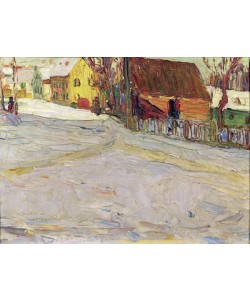 Wassily & Marc, Franz Kandinsky, City landscape (oil on canvas)