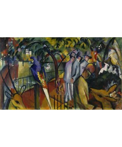 August Macke, Zoological Garden I, 1912 (oil on canvas)