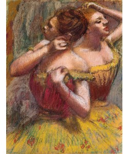 Edgar Degas, Two Dancers (pastel on paper)
