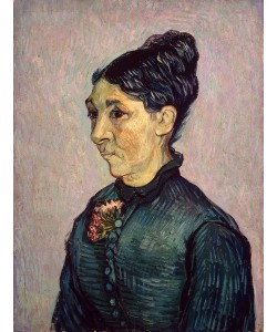 Vincent van Gogh, Portrait of Madame Jeanne Lafuye Trabuc, 1889 (oil on canvas)