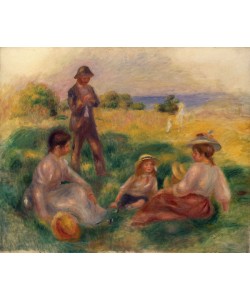 Pierre-Auguste Renoir, Party in the Country at Berneval, 1898 (oil on canvas)