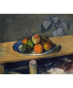 Paul Cézanne, Apples, Pears and Grapes, c.1879 (oil on canvas)