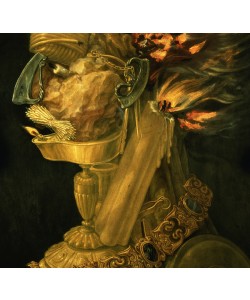 Giuseppe Arcimboldo, Fire, 1566 (oil on wood) (detail of 66136)