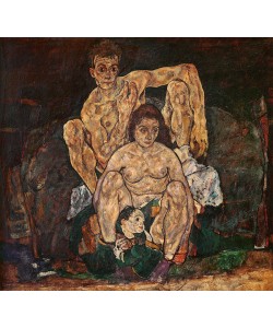 Egon Schiele, The Family, 1918