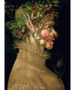 Giuseppe Arcimboldo, Summer, 1563, (oil on canvas)