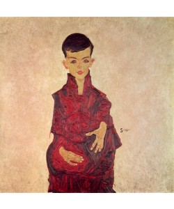 Egon Schiele, Rainerbub (Portrait of Herbert Rainer aged about 6 years) 1910