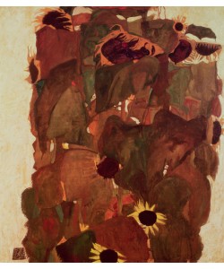 Egon Schiele, Sunflowers II, 1911