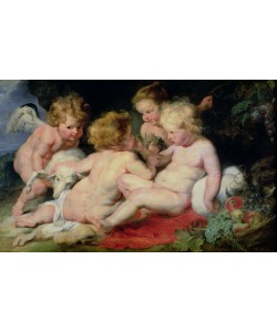 Peter Paul Rubens, Infant Christ with John the Baptist and two angels, 1615/20 (panel)