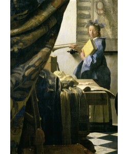 Jan Vermeer, The Artist's Studio, c.1665-6 (oil on canvas) (detail of 408)