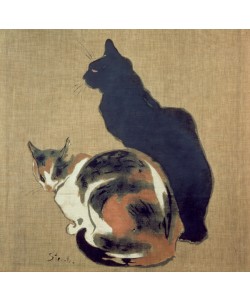 Théophile-Alexandre Steinlen, Two Cats, 1894 (oil on canvas)