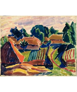 Alexej von Jawlensky, Landscape, 1908-12 (w/c on paper)