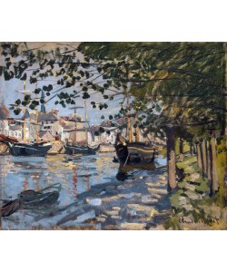 Claude Monet, Seine at Rouen, 1872 (oil on canvas)