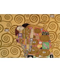 Gustav Klimt, Fulfilment (Stoclet Frieze) c.1905-09 (tempera, w/c) (detail of 65884)