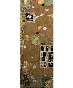 Gustav Klimt, Fulfilment (Stoclet Frieze) c.1905-09 (tempera, w/c) (detail of 65884)