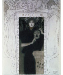 Gustav Klimt, Tragedy, 1897 (drawing)