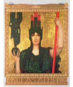 Franz von Stuck, Pallas Athena, 1898 (panel)