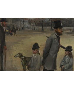 Edgar Degas, Place de la Concorde, 1875 (oil on canvas)