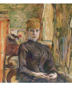 Henri de Toulouse-Lautrec, Madame Juliette Pascal, 1887 (oil on canvas)