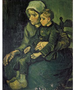 Vincent van Gogh, Mother and Child, 1885 (oil on canvas)