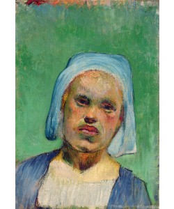 Paul Gauguin, Head of a Breton (oil on canvas)