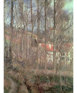 Camille Pissarro, The Cote des Boeufs at L'Hermitage, Pontoise, 1877 (oil on canvas)