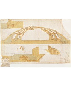 Leonardo da Vinci, Study for a Fortress on a Polygonal Ground Plan with a Double Moat, fol. 116r from the Codex Atlanticus, 1504-8 (pen & Indian ink on paper)