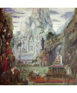 Gustave Moreau, The Triumph of Alexander the Great (356-323BC) (oil on canvas)