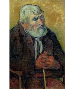 Paul Gauguin, Portrait of an Old Man with a Stick, 1889-90 (oil on canvas)