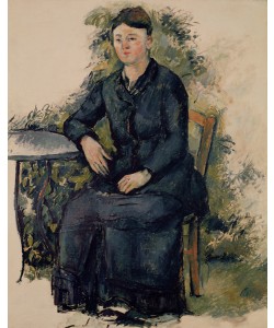 Paul Cézanne, Madame Cezanne in the Garden, 1880-82 (oil on canvas)