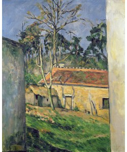 Paul Cézanne, Farmyard at Auvers, c.1879-80 (oil on canvas)
