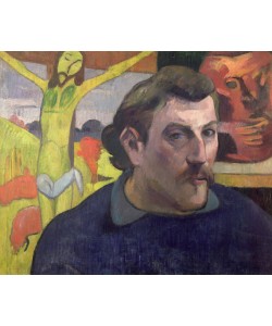 Paul Gauguin, Self Portrait with the Yellow Christ, 1890 (oil on canvas)