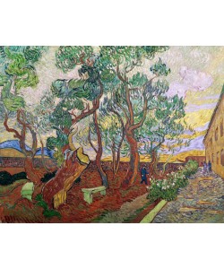Vincent van Gogh, The Garden of St. Paul's Hospital at St. Remy, 1889 (oil on canvas)