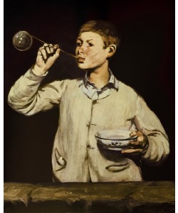 Edouard Manet, Boy Blowing Bubbles, 1867-69 (oil on canvas)