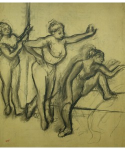 Edgar Degas, Three Dancers, c.1900 (charcoal on paper)
